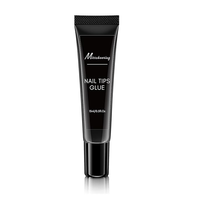 MissCheering 15g UV Nail Glue Gel – Must Cure Under UV/LED Light, Multi-Use for Acrylic & Press-On Nails, Long-Lasting, Beginner-Friendly & Salon-Quality Results