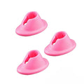 3Pcs Pink Premium Soft Rubber Nail Polish Bottle Holder Display Nail Art Varnish Polish Seat Tool Pink Anti-spill Bottle Stand Manicure Display Tools Nail Art Supplies for Nail Organizer Display
