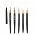 Metallic Nail Art Liner Brushes Set, Nail Art Dotting Tool, 5 pcs UV Gel Polish Painting Tool for Long Lines,Thin Details,Fine Drawing,Nail Art Pen for DIY Nail Art, Size 5/8/12/20/25mm