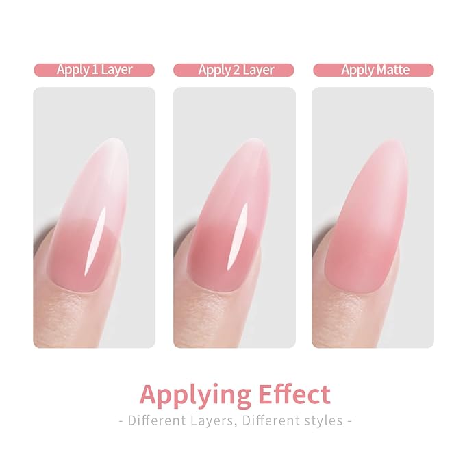 RARJSM Rubber Base Gel for Nails Sheer Pink,Builder Extension Gel,Rubber Base Coat Nude Gelpolish,Shimmer Natural Pink GelNailPolish Nail Strengthener Soak Off Curing Requires 1 Bottle 15ml