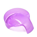 1Pcs Nail Art Soak Bowl Nail Polish Powder Removal Tray Nail Spa Salon Soaker Bowl Manicure Tools (Purple)