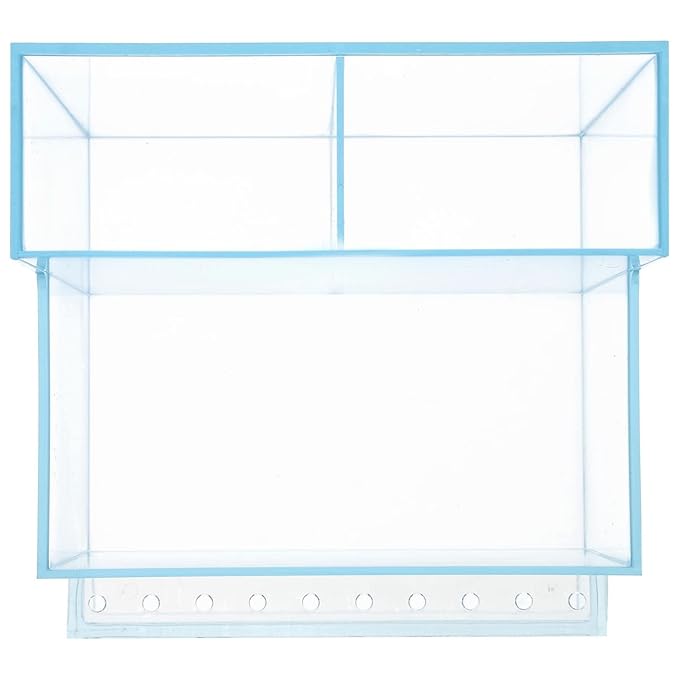 Uonlytech Nail Art Tool Organizer Manicure Grinding Rack 1pc Storage Box for Gel Polish Accessories