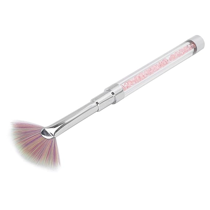 Fan-Shaped Nail Brush for Dusting, Flat Head Pen With Gradient Varnish, Art Manicure Brush With Small Head for Shaking Chalk