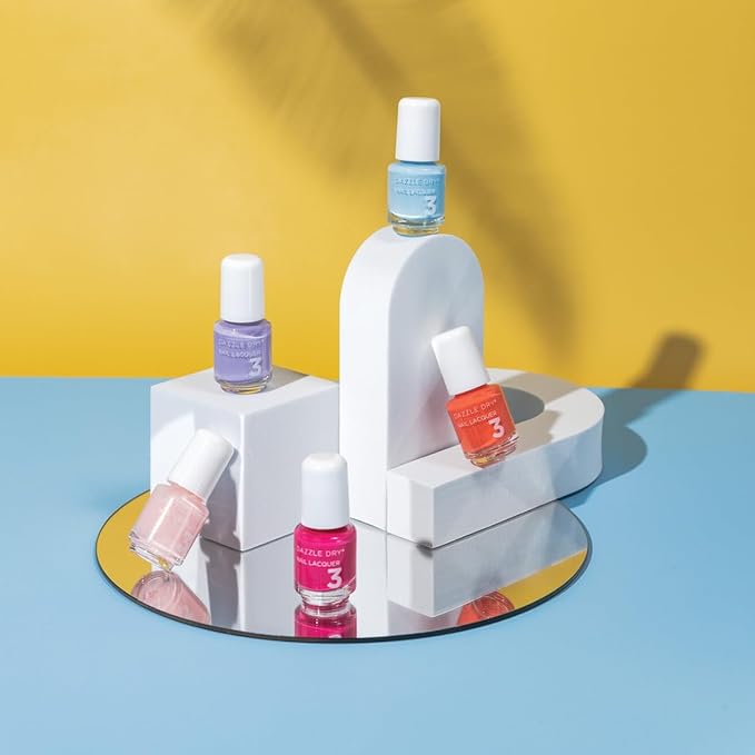Dazzle Dry Mini Flight - Happy Hues- 5 Mini Lacquers