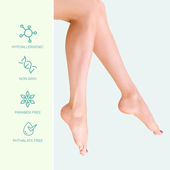 Sea Salt & Aloe Foot Masks - Cracked Heel Treatment, Soothing & Hydrating, Exfoliating Foot Mask - Dermatologist Tested Korean Skincare - Clean Beauty, Cruelty-Free, All Skin Types - 3 Pairs