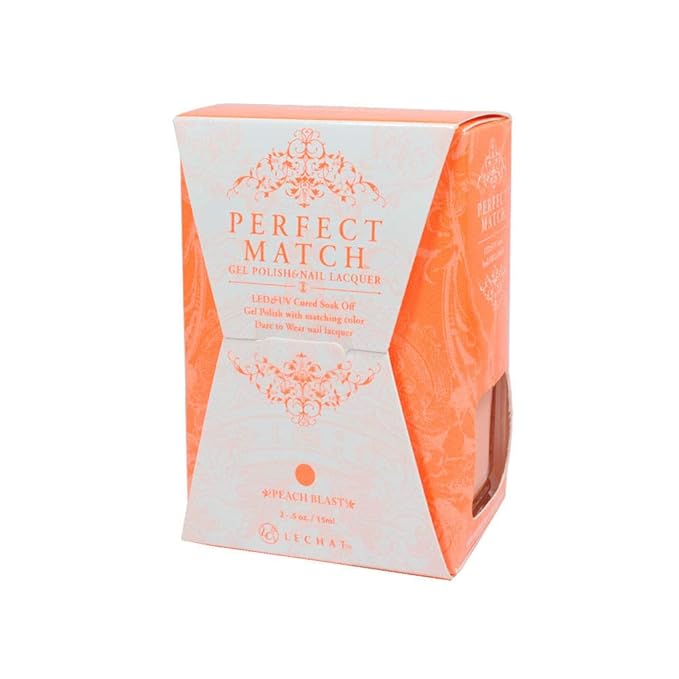 LeChat, Perfect Match Gel Polish fluid_ounces, Peach Blast, 0.5 Fl Oz (Model: PMS202)