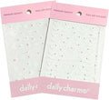 Daily Charme Nail Art 3D Self-Adhesive Flower Spring Nail Art Decal Accessories Stickers Charming Hibiscus and Dotted Hearts Design for Women DIY Nail Decorations