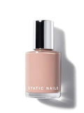 Static Nails Liquid Glass Lacquer, Longer Lasting 8+ Free Treatment Nail Polish (Nudes/Neutrals) (Creme Brulee) - Quick Dry Finger Nail Polish - DIY Nail Art Salon - Gift for Women
