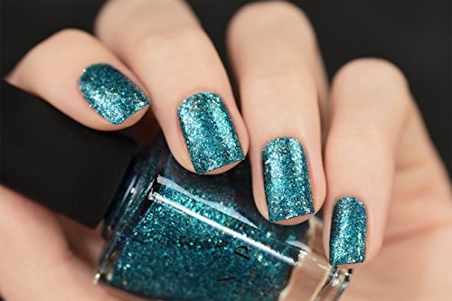 ILNP Time In A Bottle - Vivid Blue Holographic Nail Polish