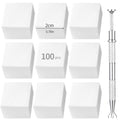 Nail Sponges Set for Ombre Gel 1inch 2CM Big Nail Sponges 100PCS Nail Art Tools Set With Grabbing Pen for Person DIY Nails Painting Gradient Colors at Home Nail Technician Salon