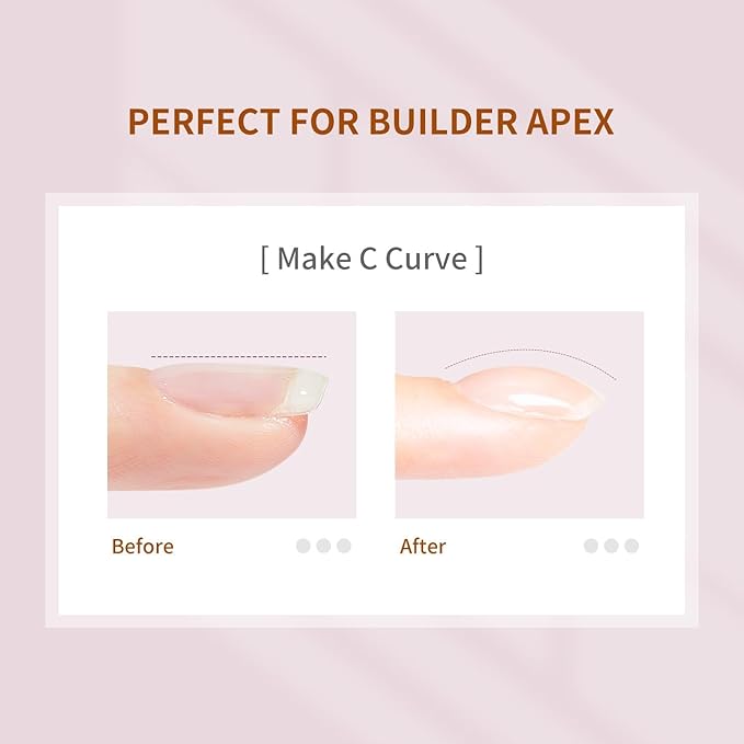 JODSONE Clear Builder Gel for Nails 16.5ml, Nail Strengthener Gel Polish for Thickening, Nail Extension, Apex Building, Nail Thickening Solution and Long Lasting Nail Art Design Gift for Women