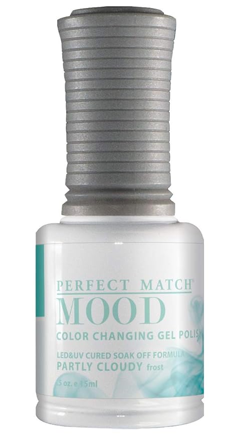 LeChat Perfect Match Mood Gel Polish, Partly Cloudy, 0.500 Ounce (MPMG02)