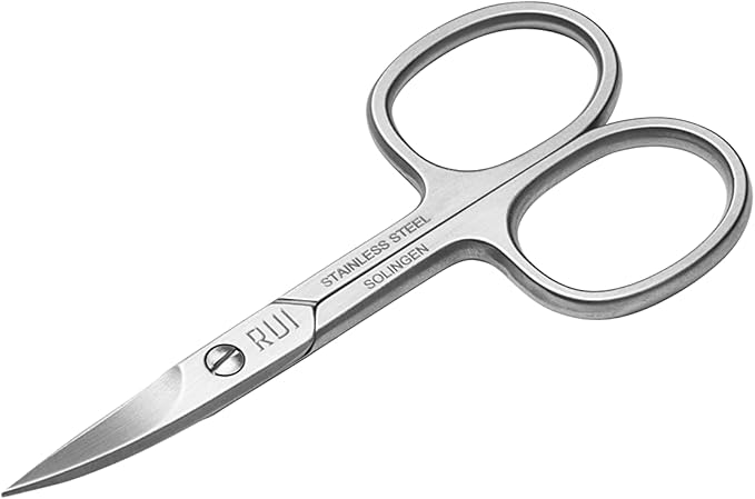 Rui Smiths Pro Precision Stainless Steel Pedicure Trimmer Cutter with Micro-Serrated, Anti-Skid Cutting Edges and Long Handles For Hard Nails | Made in Solingen, Germany (Nail Scissors)