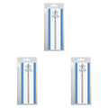 ForPro Professional Collection Ingrown Nail File, Stainless Steel, Ingrown Toenail Tool with Angled End (Pack of 3)