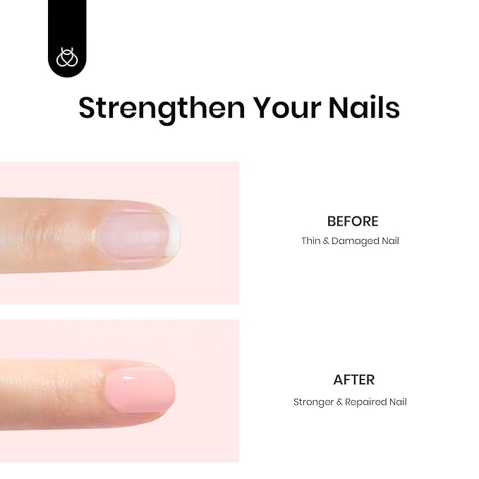 beetles Gel Polish Beetles Rubber Base Gel For Nails 6 Pcs, Builder Nail Aesthetic Nude Colors Pink Gel Polish U V LED Lamp Cure Strengthener Gel All-in-1 Gift
