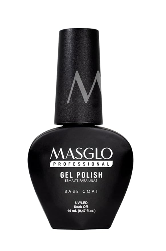 MASGLO Gel Polish Kit Perfect Start 3 PCs (2 Base Coats, 1 Top Coat) - Bases y Brillos Semipermanentes