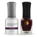LeChat - Perfect Match Gel Polish - Campari Soda - Deep Raisin with Cream Finish - (0.5 Ounce) - Easy Application - Soak Off Formula