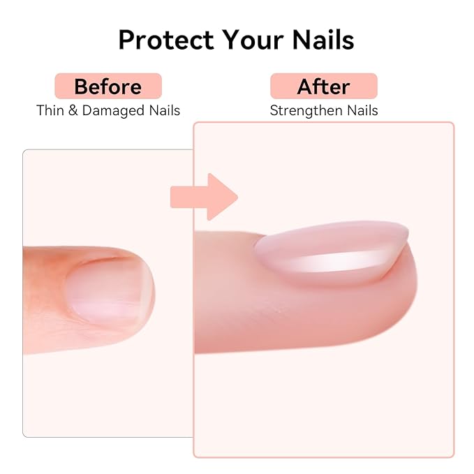 Makartt Rubber Base Gel Polish: Natural Nude Fall Winter 8ML Soak Off UV LED Foundation Gel for Salon DIY Nail Art Designs Home(Sun-Kissed Sands)