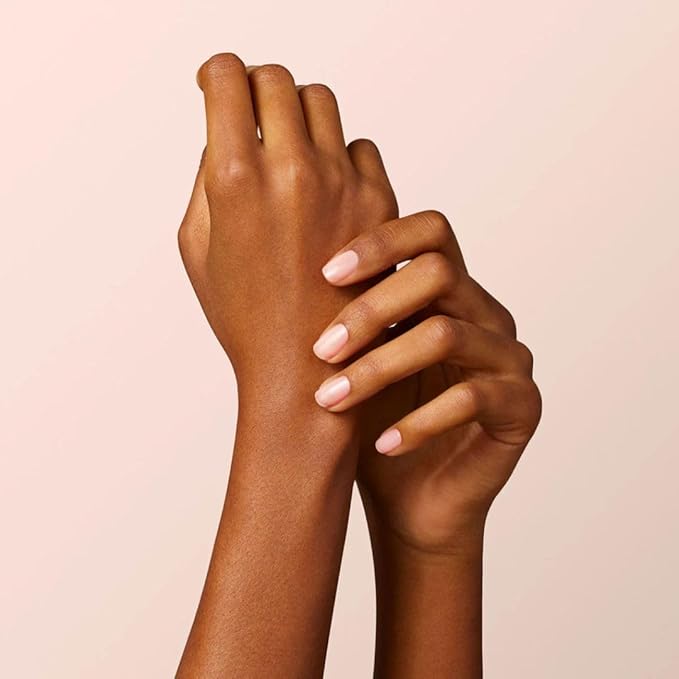 Manucurist Green Flash LED Pale Rose Pink Gel Nail Polish - Vegan, 12-Free, Plant-Based - Strengthens and Protects the Nail - Light Pink Gel Polish - Made in France - 0.5 fl oz
