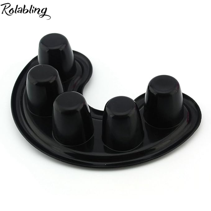 3pcs Pink/White/Black Manicure Bowl Nail Polish Remove Soaker Bowl Acrylic Nail Treatment Remover Finger Bowl (set-1)