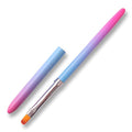 SILPECWEE 1pc Kolinsky Nail Brush, Acrylic Nail Art Brushes Nail Clean Up Brush Nail Design Tool Nail Painting Kit UV Gel Polish Nail Pen Manicure Brush Nail Art Tools Nails Supplies