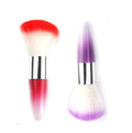 Dust Powder Nail Brush Set, 2 Pieces Soft Powder Brush Nail Arts Dust Remover Cleaner Brush for Acrylic and Makeup Powder Blush Brushes