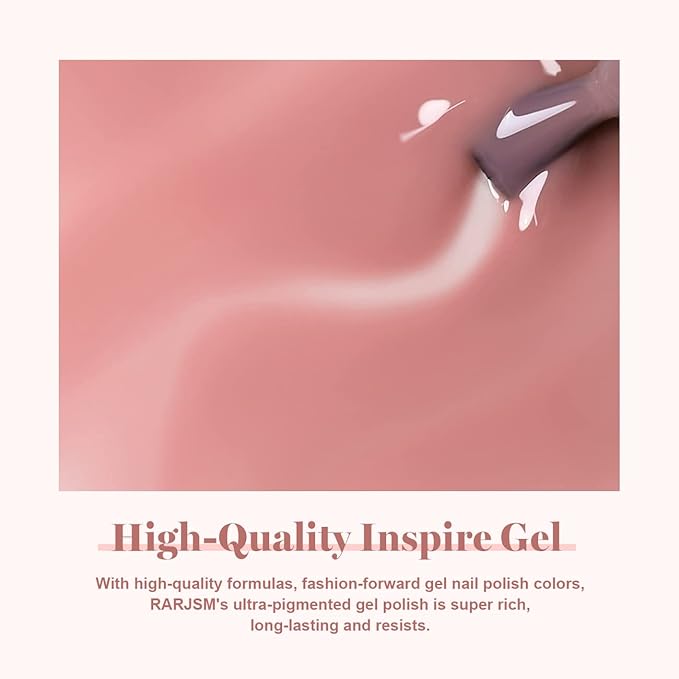 RARJSM Rubber Base Gel for Nails Nude Pink Natural Sheer Jelly Color Extend Rubber Base Coat Gel Nail Polish Gel Builder in a Bottle 15ml Soak Off Curing Requires Salon Home DIY Use French Manicure