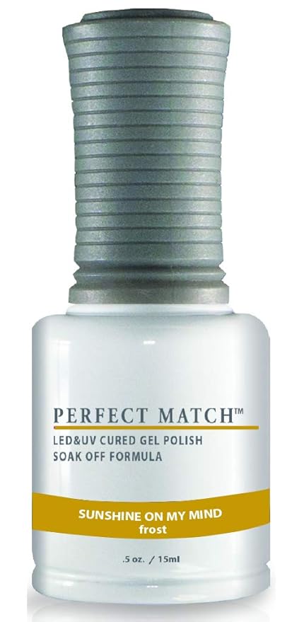 LeChat Perfect Match Gel Polish, Sunshine on My Mind, 0.5 Fluid Ounce (PMS255)