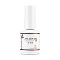 Nicedeco Hema Free Nail Glue Gel for Acrylic Nails 15ML, Cruelty Free, Vegan, Long-Lasting 6 in 1 Brush On Glue for False Nails Tips Led Lamp Required