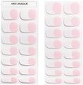 Ami Amour- Gel Nail Strips Cured Polish Color That Pops (Last 14+ Days) | Semi Cured Nail Sticker Wraps For Quick Easy Application (Mon Ami)