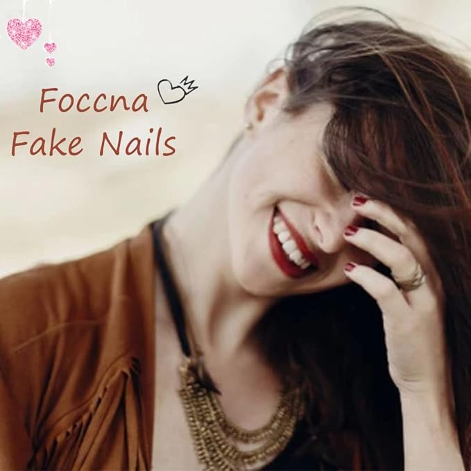 Square Ombre Press on Nails -Soft Gel Press on Nails Short Pink Fake Nails Square Bling Glossy False Nail Tips Artificial Nails for Women and Girls,24pcs