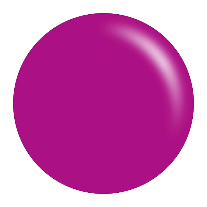 DND DC Gel Polish Set, Purple Collection, UV/LED Gel Polish and Air Dry Nail Lacquer, Matching Chip-Free Polish Duo, 022 Magenta Rose, 0.5 Fl Oz