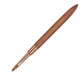 Pure Kolinsky Hair Acrylic Nail Brush Solid Wood Handle Professional Manicure Brushes for Powder Nail Acrylic Application - Salon & DIY Nail Art Essentials - Size 2, 1.0 Count