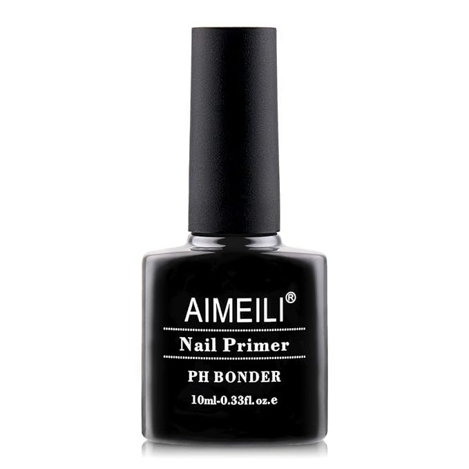 AIMEILI Nail Prep Bond Primer, U V LED Gel Foundation for Acrylic Powder and Builder Nail Gel