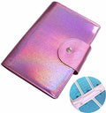 50 Slots Image Stamper Plate Collection Nail Art Stamp Plate Stamping Plates Cases Stamp Nail Template Organzier for 6.0x12.0cm and 9.5X14.5CM Nail Art Plates(Pink)