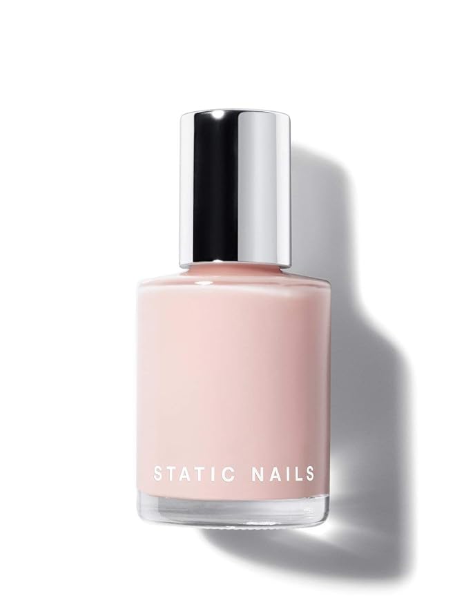 Static Nails Liquid Glass Lacquer, Longer Lasting 8+ Free Treatment Nail Polish (Pinks) (Mademoiselle) - Quick Dry Finger Nail Polish - DIY Nail Art Salon - Gift for Women