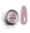Legacy Nails Hard Builder Gel - Sculpt And Build Nail Extensions - Improve Damaged or Weak Nails - Lightweight, Strong and Long-wear - Professional Quality (Pink)