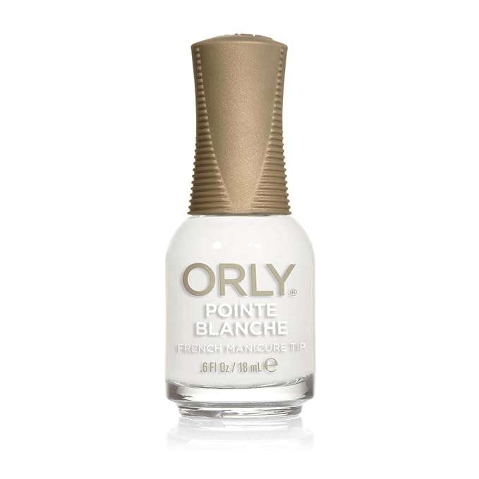 Orly Nail Lacquer, French Man Point Blanche, 0.6 Fluid Ounce