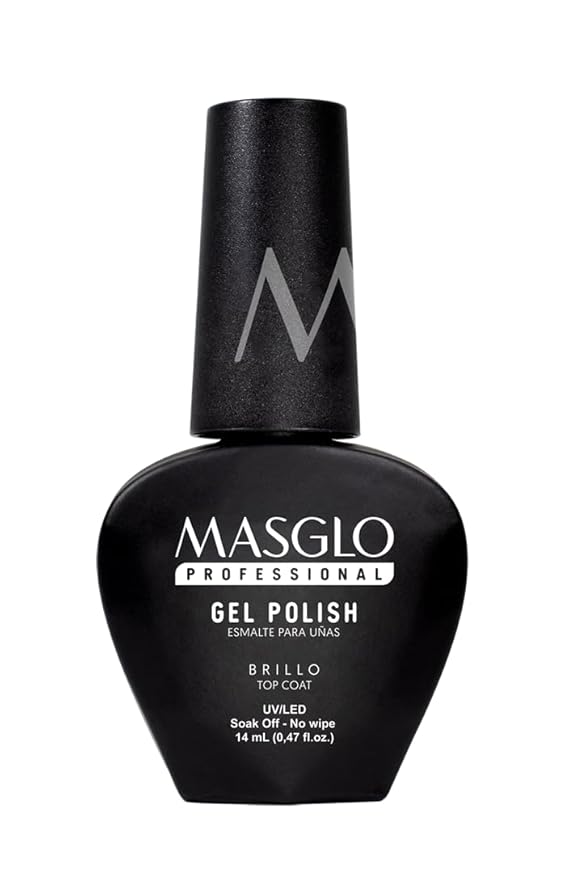 MASGLO Gel Polish Kit Perfect Start 3 PCs (2 Base Coats, 1 Top Coat) - Bases y Brillos Semipermanentes