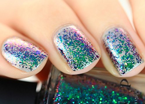 ILNP Supernova - Green, Teal, Blue, Purple Ultra Chrome Color Shifting Flakie Nail Polish