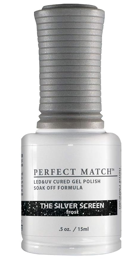 LeChat Perfect Match Gel Polish, The Silver Screen, 0.5 Fl Oz (PMS80)