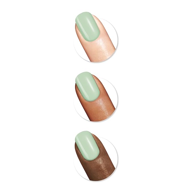 Sally Hansen Good.Kind.Pure Nail Polish, Mint Refresh, Pack of 2, Packaging May Vary