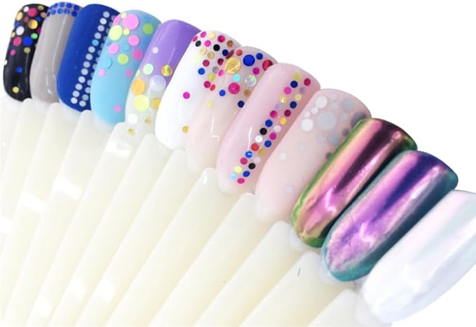 3 Boxes Circle Stickers Gem Stickers Round Nail Glitter Nail Decorations Glitter Paillette Nail Stickers for Nail Art Jewelry Kit Thin Nail Sequins Round Stickers Variety Decorate