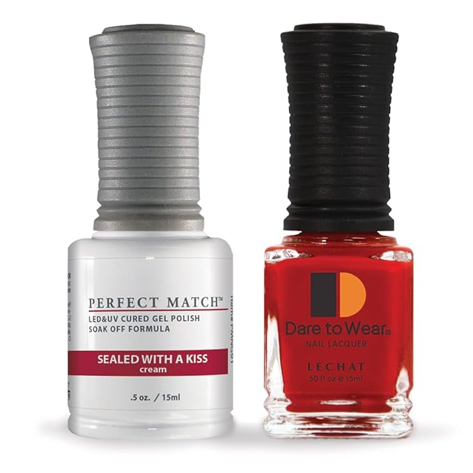 LeChat Perfect Match Gel Polish, Sealed with a Kiss, 0.5 Fl Oz (PMS91)