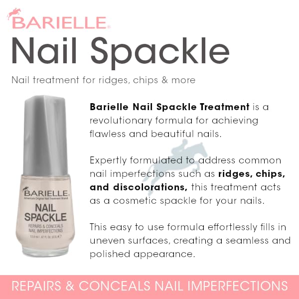 Barielle Nail Spackle - Repairs & Conceals Nail Imperfections .47 oz. - Fills in Nail Imperfections, Ridges, Chips & Discolorations