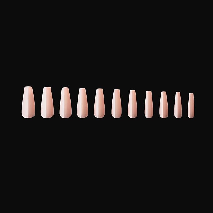 Apres Neutrals Gel-X Margot Box Of Press On Nails, 11 Sizes 00-9, Soft Gel Nail Tip Box (150pcs) (Sculpted Coffin Long, 150)