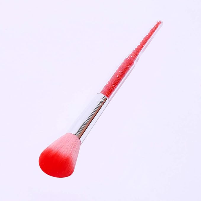 7 Pieces Soft Nail Art Dust Remover Powder Brush Cleaner for Acrylic and Makeup Powder Blush Brushes
