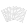 600 Pcs False Tip double sided Adhesive tapes, Pre-cut (13×8mm) Nail Display Strips for Nail Art Display Stand Practice Nail Holder and Nail Color Chart Display Book