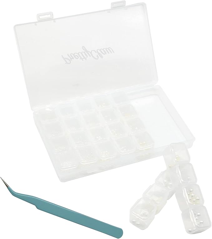 PrettyClaw Nail Art Set 28 Styles Nail Charms (1000+ Pieces) (Set #1)
