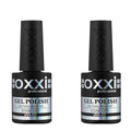 OXXI Professional SET 2in1 Rubber Base 10ml. + Top No-Wipe 10ml. (no sticky layer) / 0.34 Fl Oz Gel LED/UV Nail Polish Coat Soak Off Original NEW SIZE